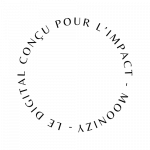 Logo circulaire Moonizy – Digital conçu pour l’impact